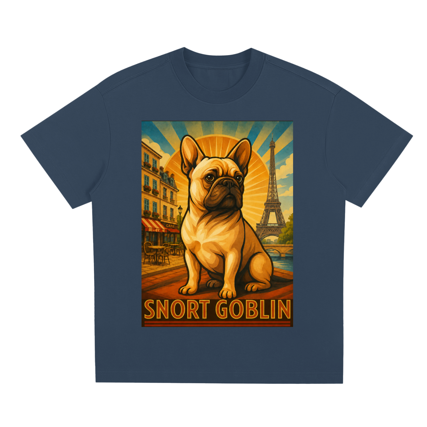 FRENCH BULLDOG "Snort Goblin" Quick-Dry Cooling T-Shirt | Dogs of the World