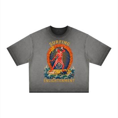 SURFING VAJRAYOGINI Unisex Reverse Dyed Boxy T-Shirt | DAKINI