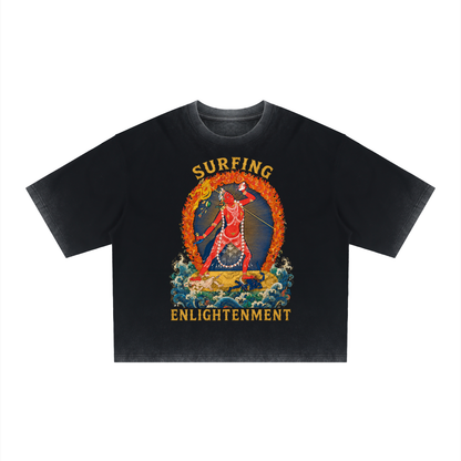 SURFING VAJRAYOGINI Unisex Reverse Dyed Boxy T-Shirt | DAKINI