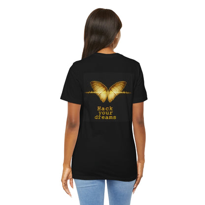 Hack Your Dreams Tee — Arts of Dreaming Gold Butterfly T-Shirt