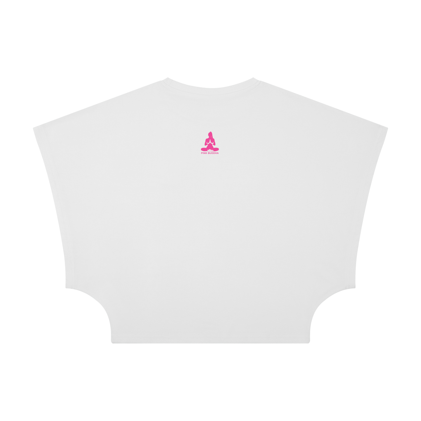 PINK BUDDHA (Small Logo Back) Women's Cropped Dolman T-Shirt