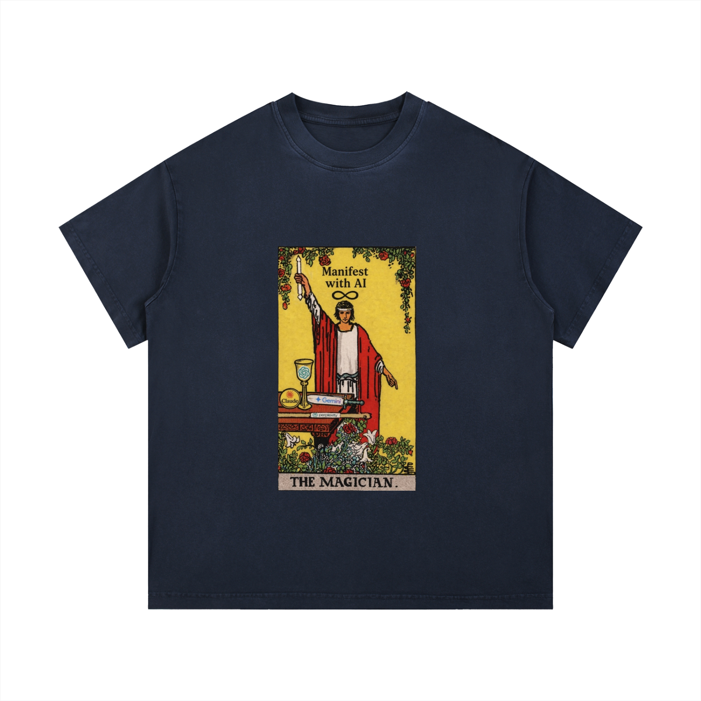 MAGIC AI Vintage Wash Cotton T-Shirt