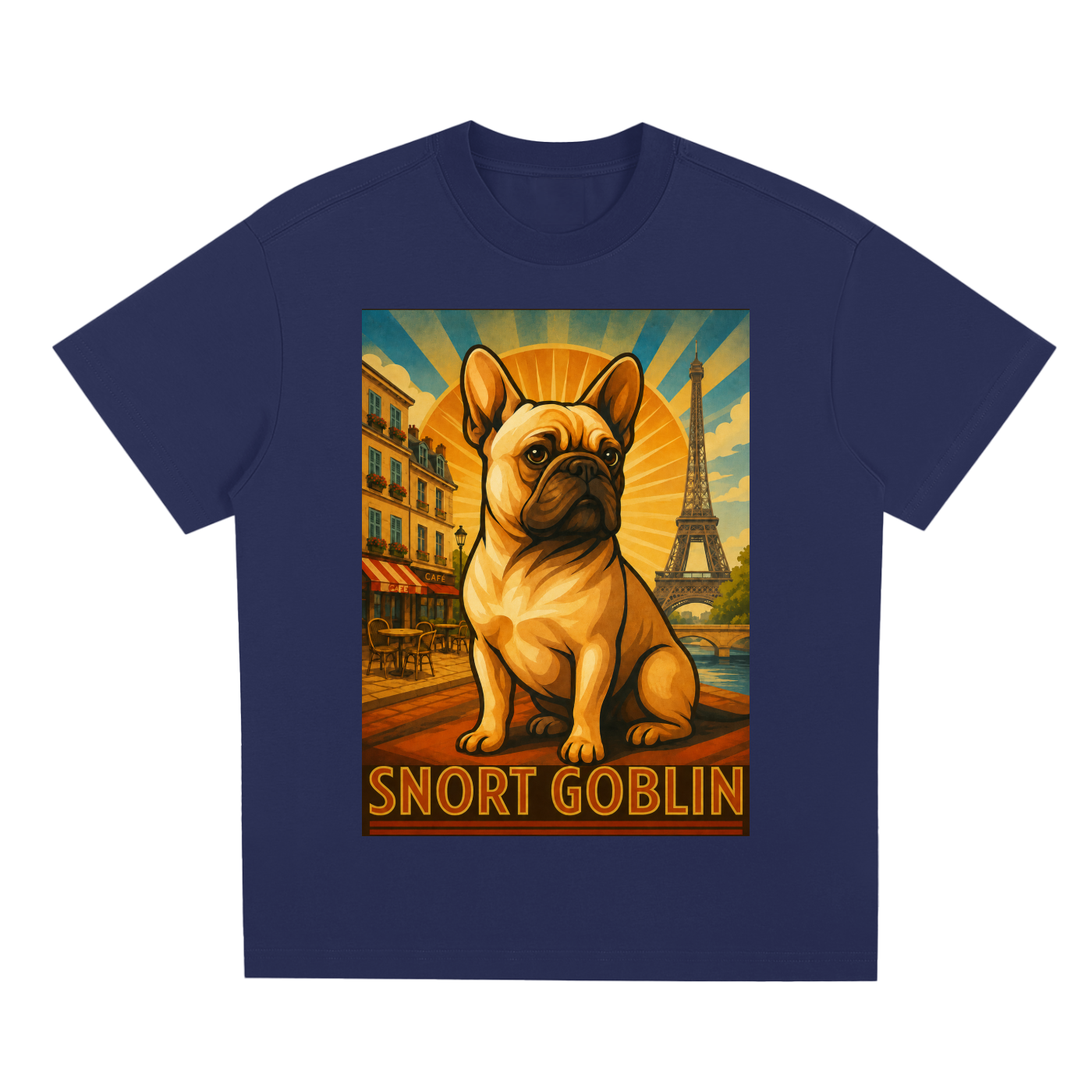 FRENCH BULLDOG "Snort Goblin" Quick-Dry Cooling T-Shirt | Dogs of the World