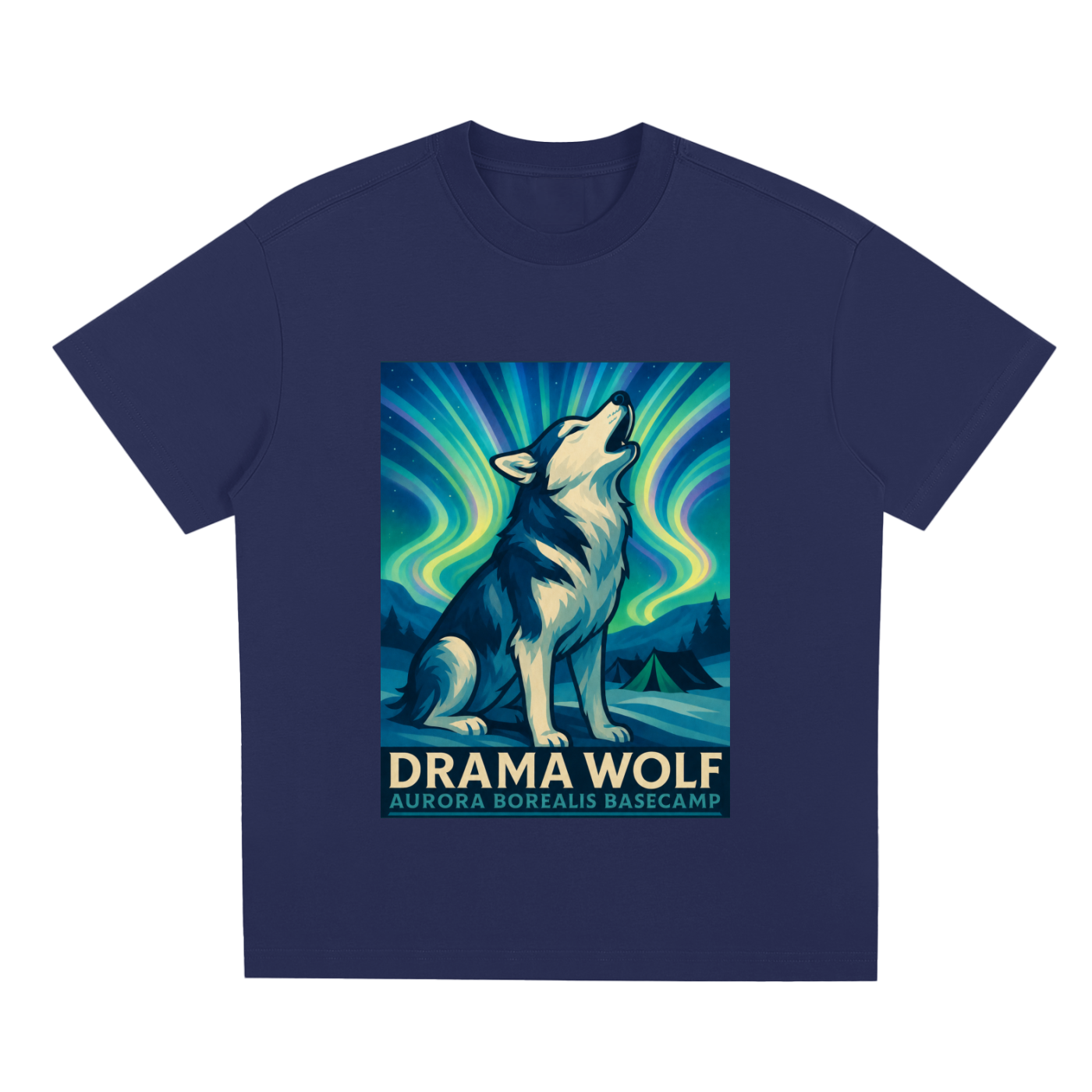 HUSKY "Drama Wolf" Quick-Dry Cooling T-Shirt | Dogs of the World