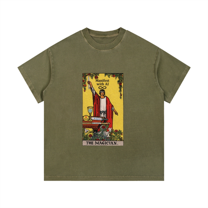 MAGIC AI Vintage Wash Cotton T-Shirt