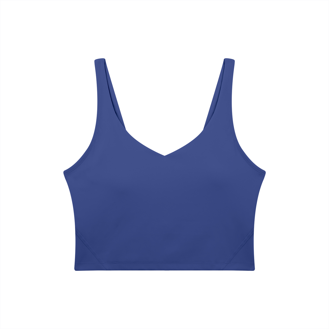 PINK BUDDHA Women's V-Neck Yoga Sports Bra (Large Logo Back)