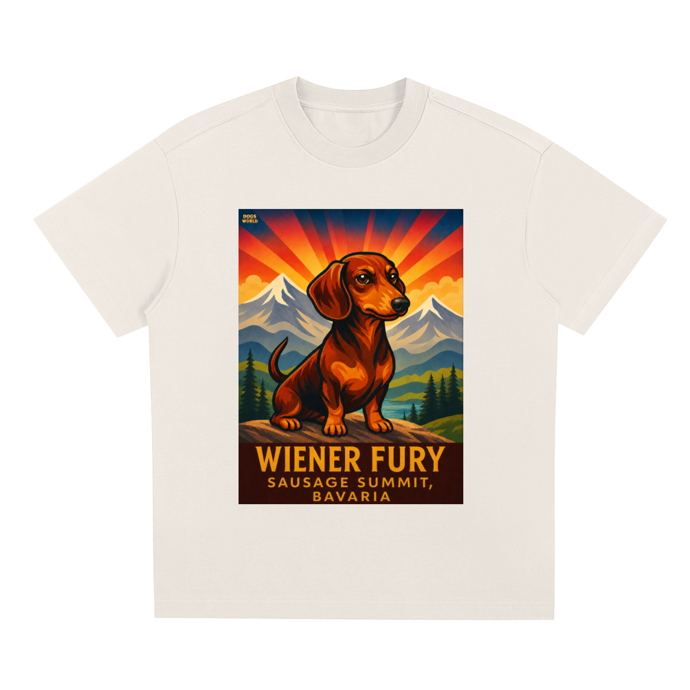 DASCHUND "Weiner Fury" Quick-Dry Cooling T-Shirt | Dogs of the World