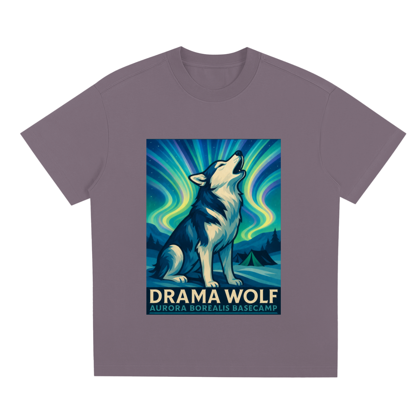 HUSKY "Drama Wolf" Quick-Dry Cooling T-Shirt | Dogs of the World