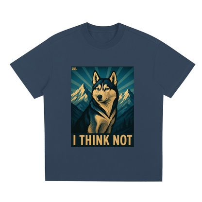 HUSKY "I Think Not" Quick-Dry Cooling T-Shirt | Dogs of the World