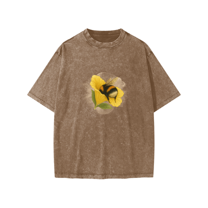 SLEEPY BEE Snow Washed Kids' T-Shirt (DESC)