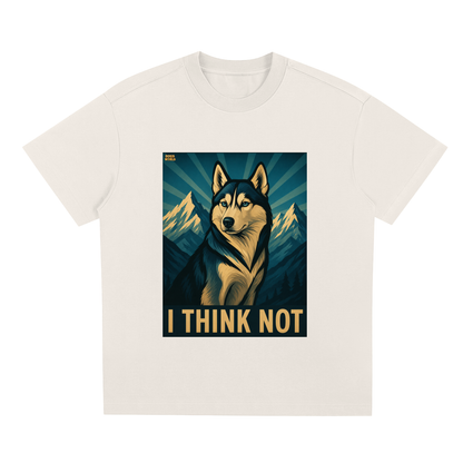 HUSKY "I Think Not" Quick-Dry Cooling T-Shirt | Dogs of the World