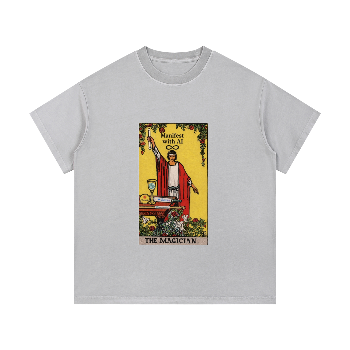 MAGIC AI Vintage Wash Cotton T-Shirt
