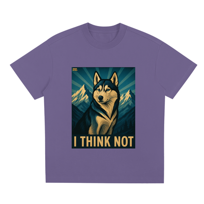 HUSKY "I Think Not" Quick-Dry Cooling T-Shirt | Dogs of the World