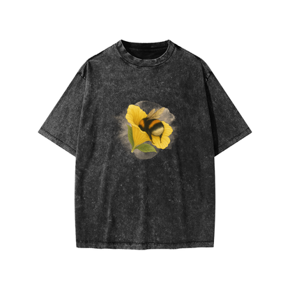 SLEEPY BEE Snow Washed Kids' T-Shirt (DESC)