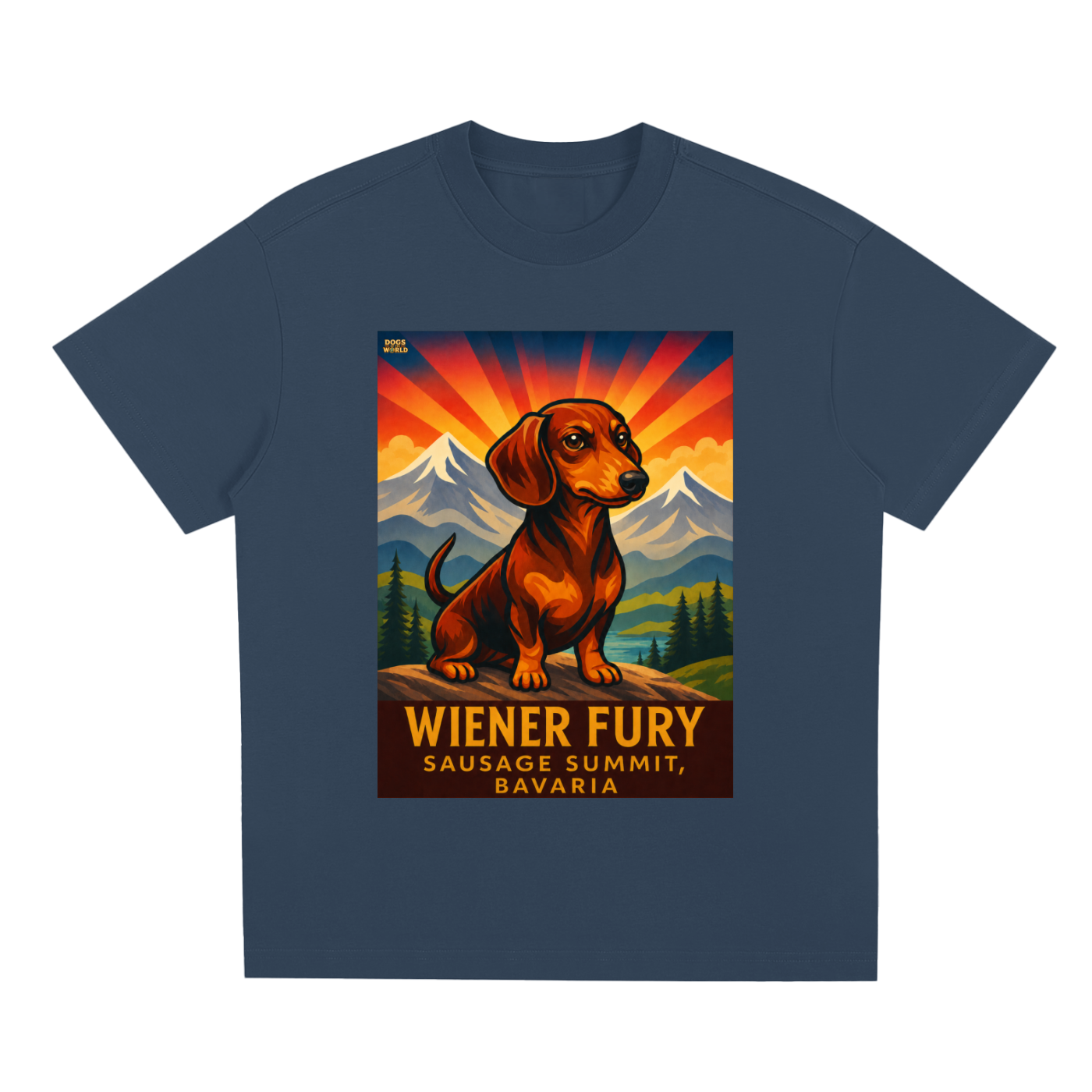 DASCHUND "Weiner Fury" Quick-Dry Cooling T-Shirt | Dogs of the World