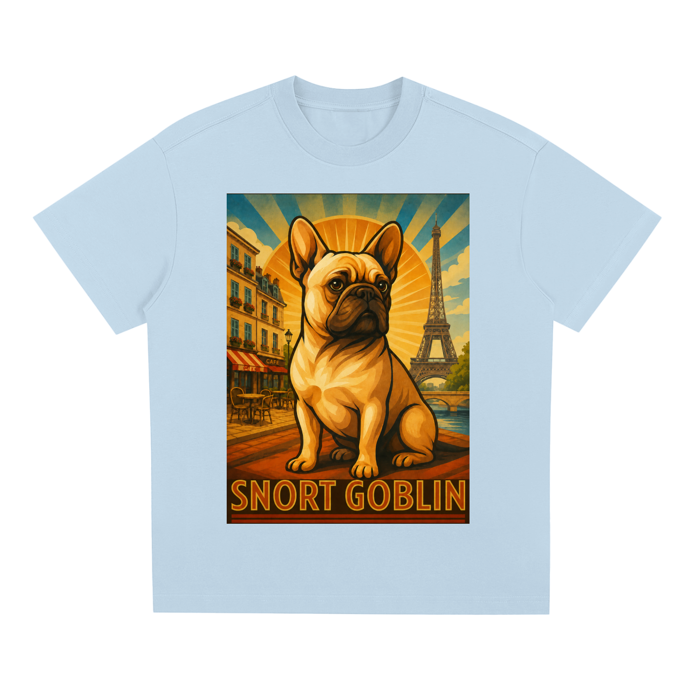 FRENCH BULLDOG "Snort Goblin" Quick-Dry Cooling T-Shirt | Dogs of the World
