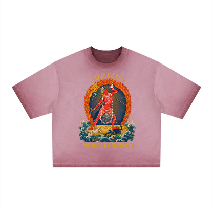 SURFING VAJRAYOGINI Unisex Reverse Dyed Boxy T-Shirt | DAKINI