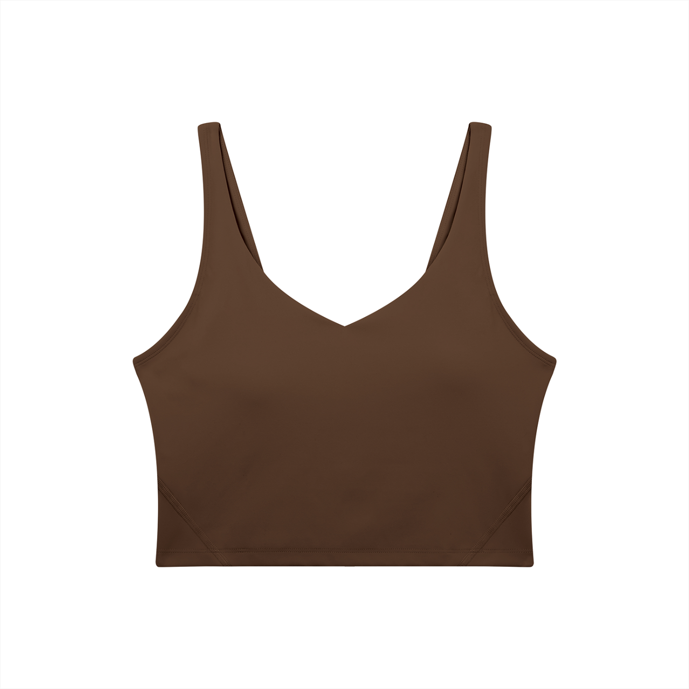 PINK BUDDHA (Small Logo Back) Women's V-Neck Yoga Sports Bra