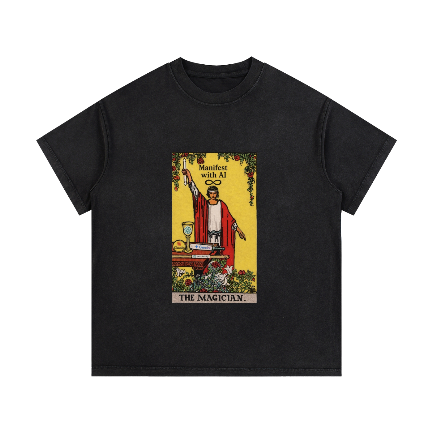 MAGIC AI Vintage Wash Cotton T-Shirt
