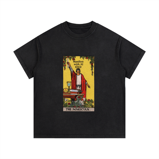 MAGIC AI Vintage Wash Cotton T-Shirt