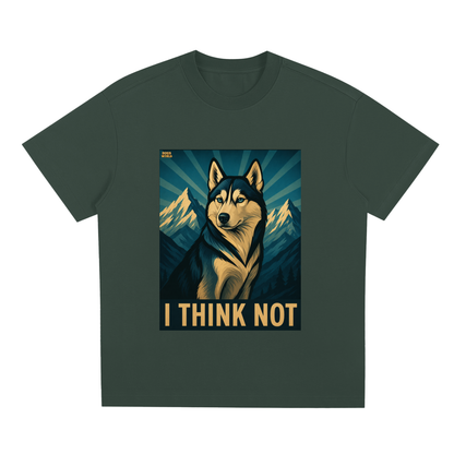 HUSKY "I Think Not" Quick-Dry Cooling T-Shirt | Dogs of the World