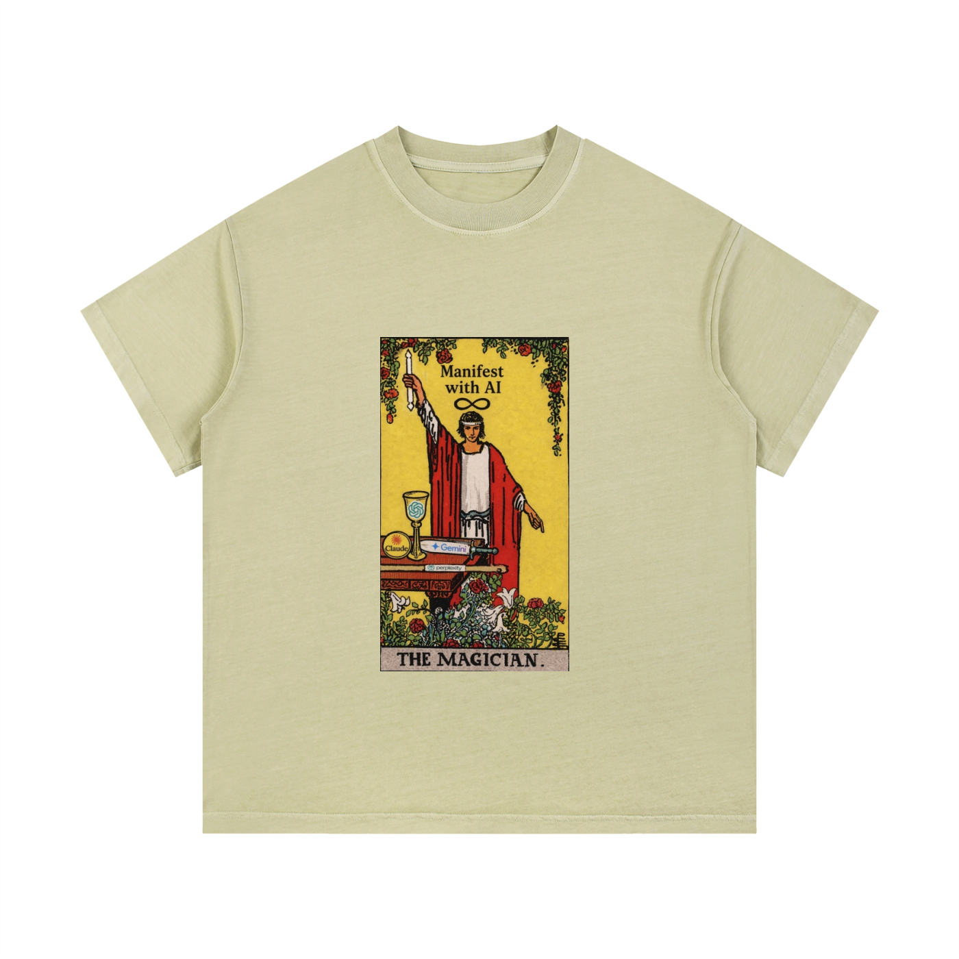 MAGIC AI Vintage Wash Cotton T-Shirt
