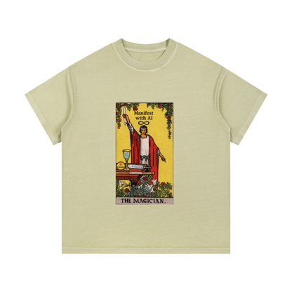MAGIC AI Vintage Wash Cotton T-Shirt