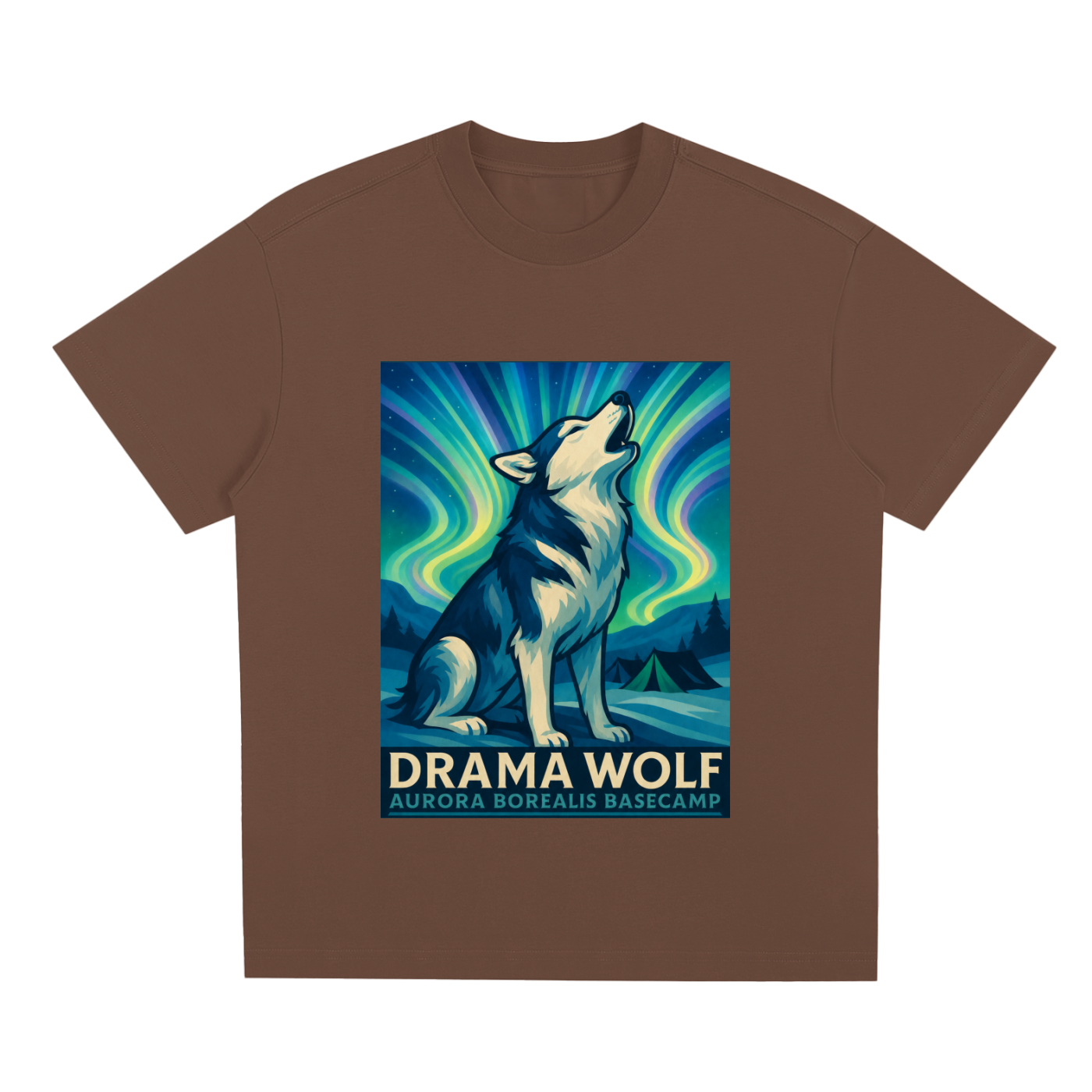 HUSKY "Drama Wolf" Quick-Dry Cooling T-Shirt | Dogs of the World