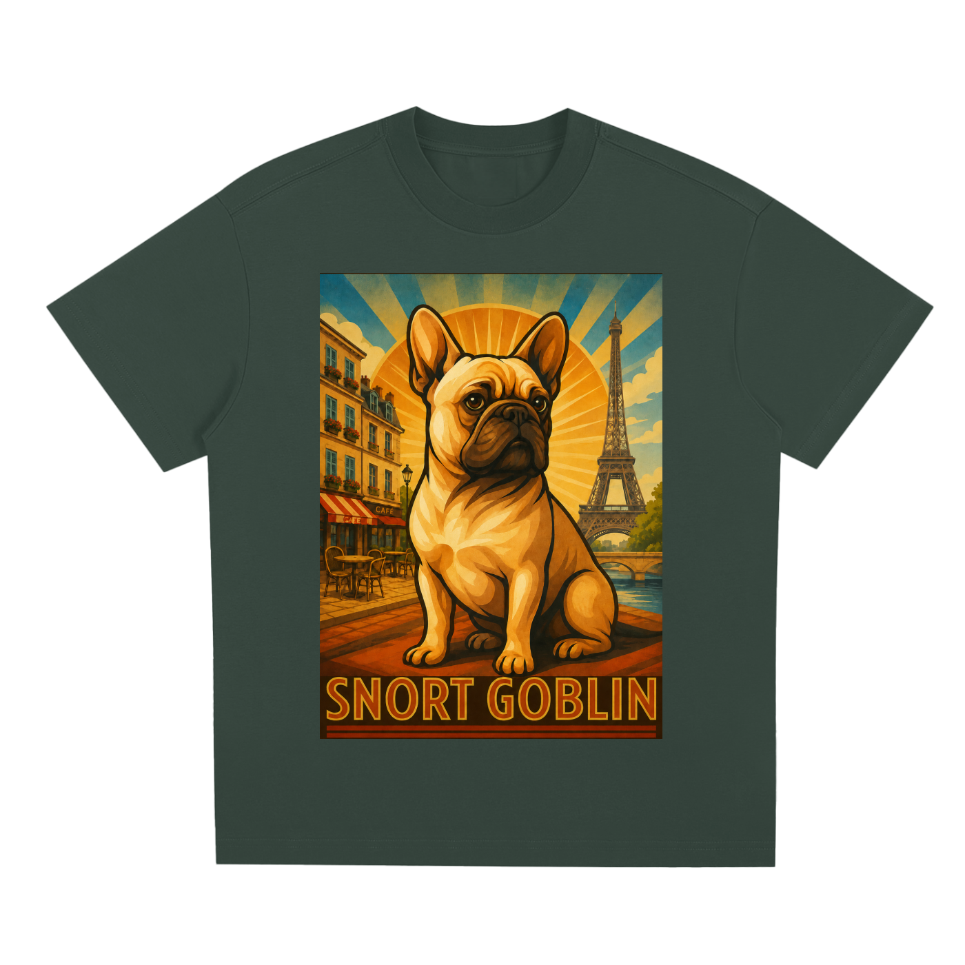 FRENCH BULLDOG "Snort Goblin" Quick-Dry Cooling T-Shirt | Dogs of the World