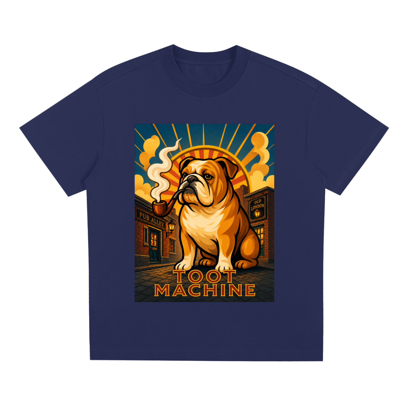 BULLDOG "Toot Machine" Quick-Dry Cooling T-Shirt | Dogs of the World