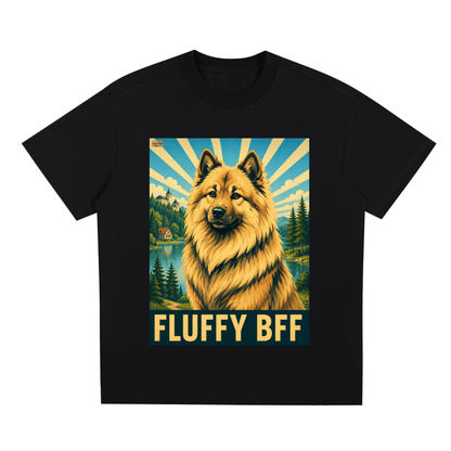 EURASIER "Fluffy BFF" Quick-Dry Cooling T-Shirt | Dogs of the World