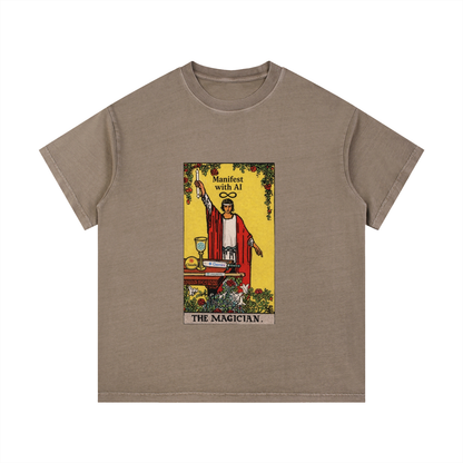 MAGIC AI Vintage Wash Cotton T-Shirt