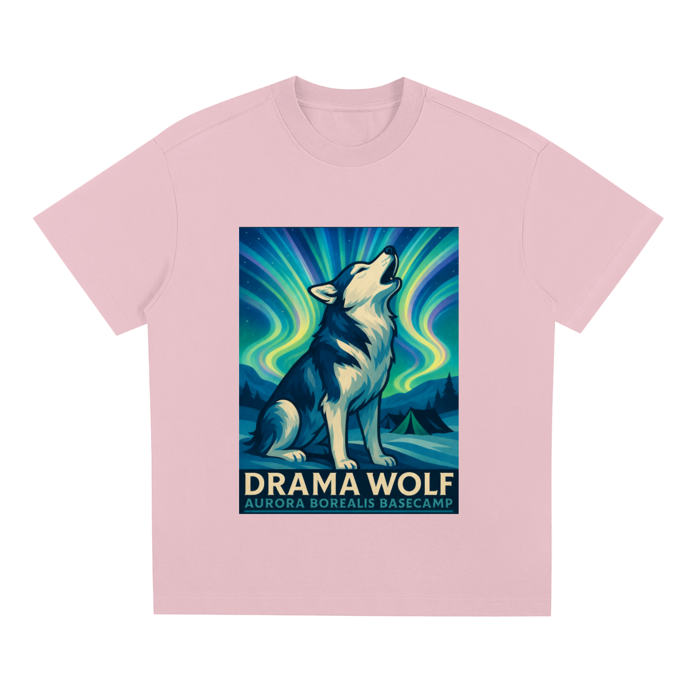 HUSKY "Drama Wolf" Quick-Dry Cooling T-Shirt | Dogs of the World