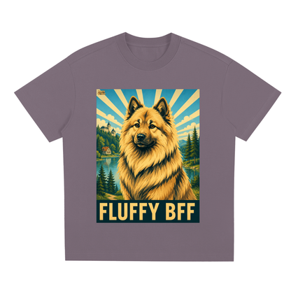 EURASIER "Fluffy BFF" Quick-Dry Cooling T-Shirt | Dogs of the World