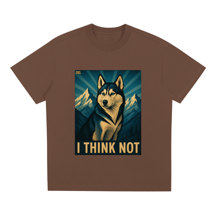 HUSKY "I Think Not" Quick-Dry Cooling T-Shirt | Dogs of the World