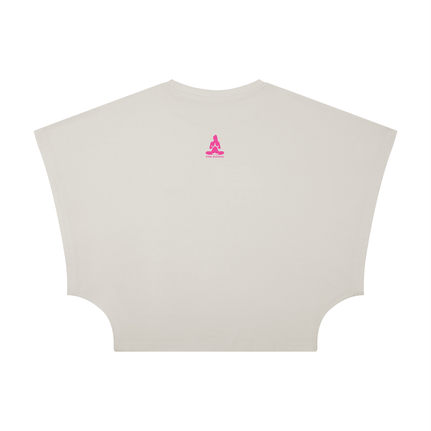 PINK BUDDHA (Small Logo Back) Women's Cropped Dolman T-Shirt