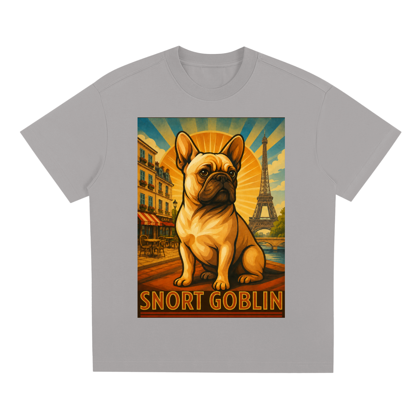 FRENCH BULLDOG "Snort Goblin" Quick-Dry Cooling T-Shirt | Dogs of the World
