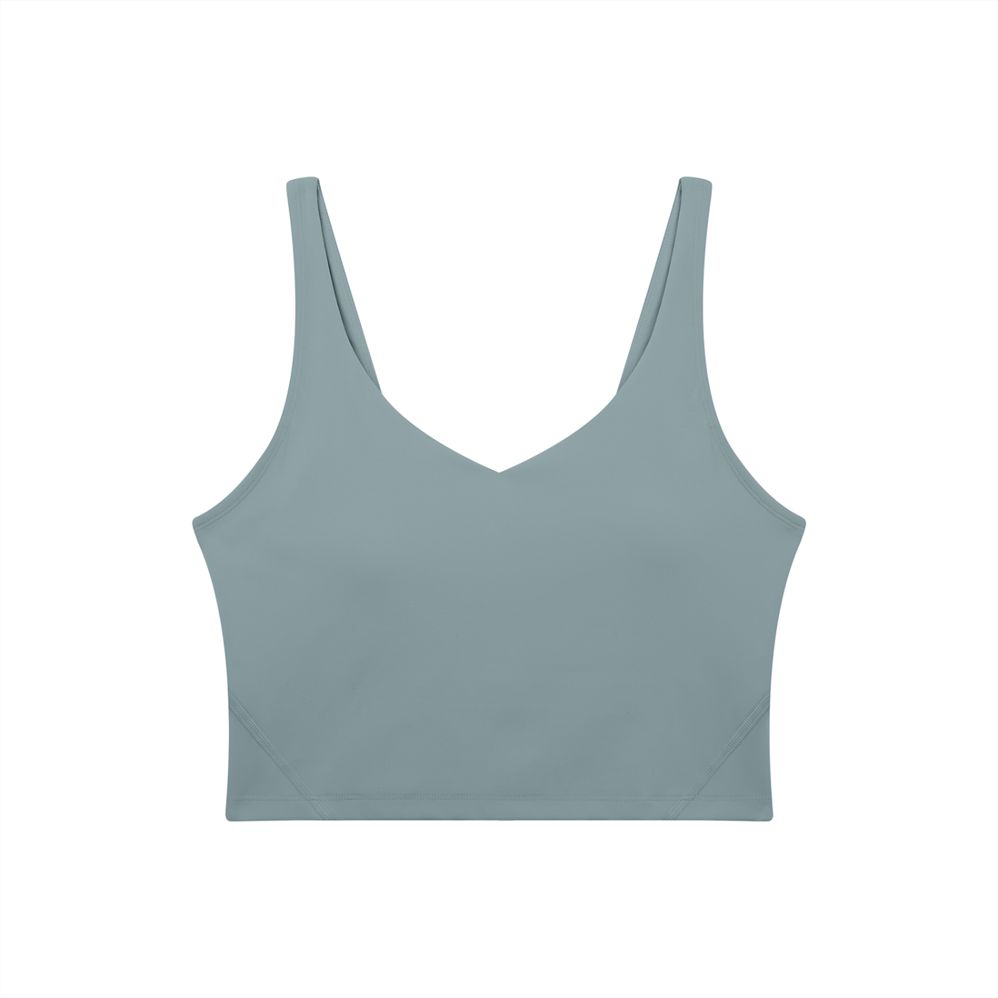 PINK BUDDHA (Small Logo Back) Women's V-Neck Yoga Sports Bra