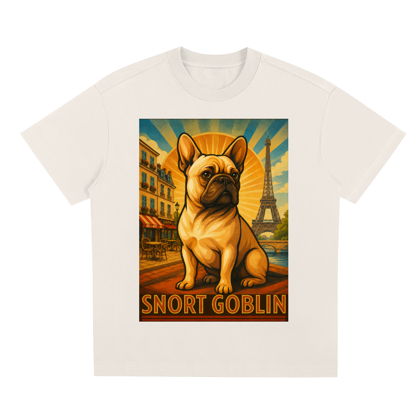 FRENCH BULLDOG "Snort Goblin" Quick-Dry Cooling T-Shirt | Dogs of the World