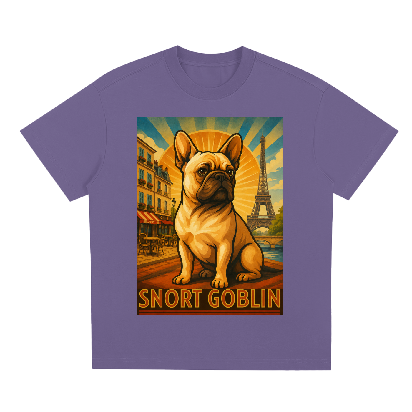 FRENCH BULLDOG "Snort Goblin" Quick-Dry Cooling T-Shirt | Dogs of the World