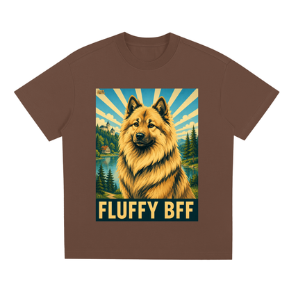 EURASIER "Fluffy BFF" Quick-Dry Cooling T-Shirt | Dogs of the World
