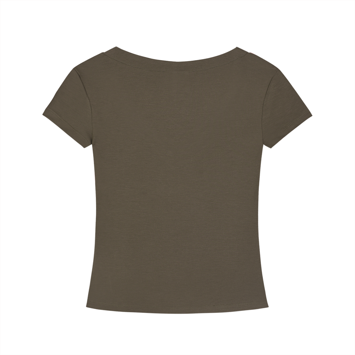 PINK BUDDHA (Small Logo Front) Tencel Slim Fit V-Neck T-Shirt