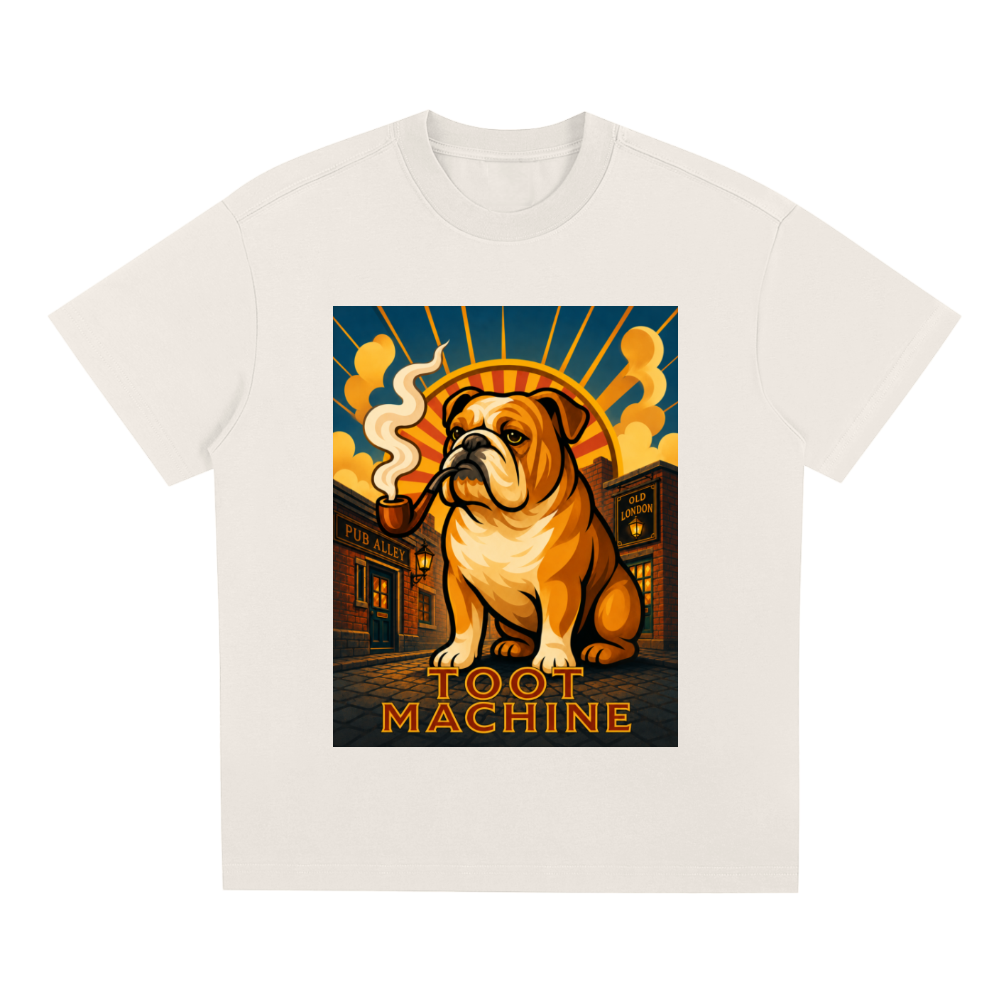 BULLDOG "Toot Machine" Quick-Dry Cooling T-Shirt | Dogs of the World