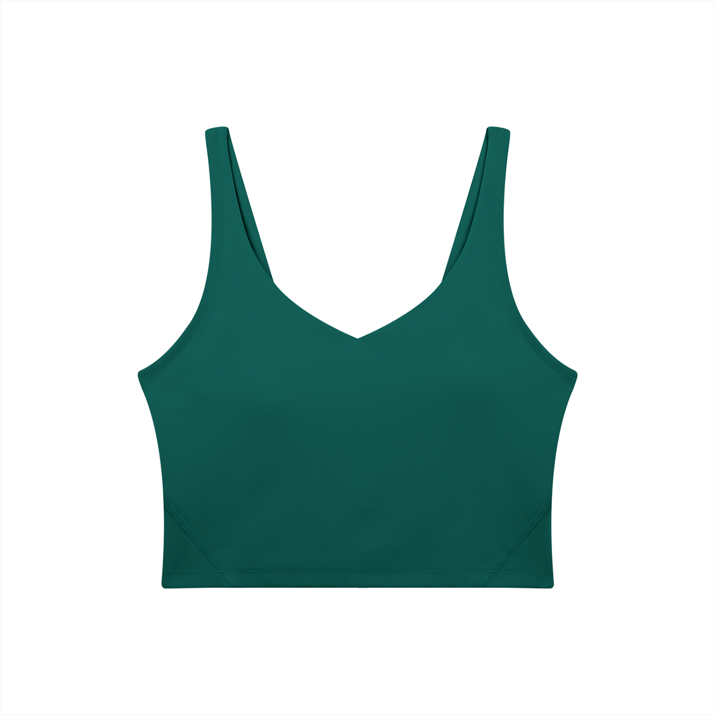 PINK BUDDHA (Small Logo Back) Women's V-Neck Yoga Sports Bra