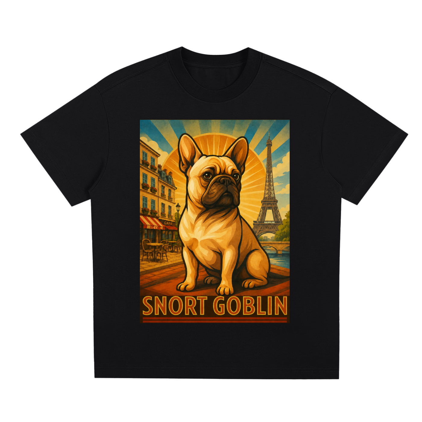 FRENCH BULLDOG "Snort Goblin" Quick-Dry Cooling T-Shirt | Dogs of the World