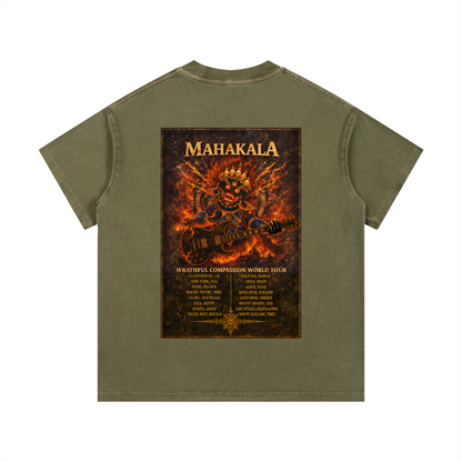 Rock Tantra "MAHAKALA TOUR" (Back) Vintage Wash Cotton T-Shirt