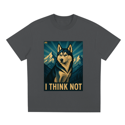 HUSKY "I Think Not" Quick-Dry Cooling T-Shirt | Dogs of the World